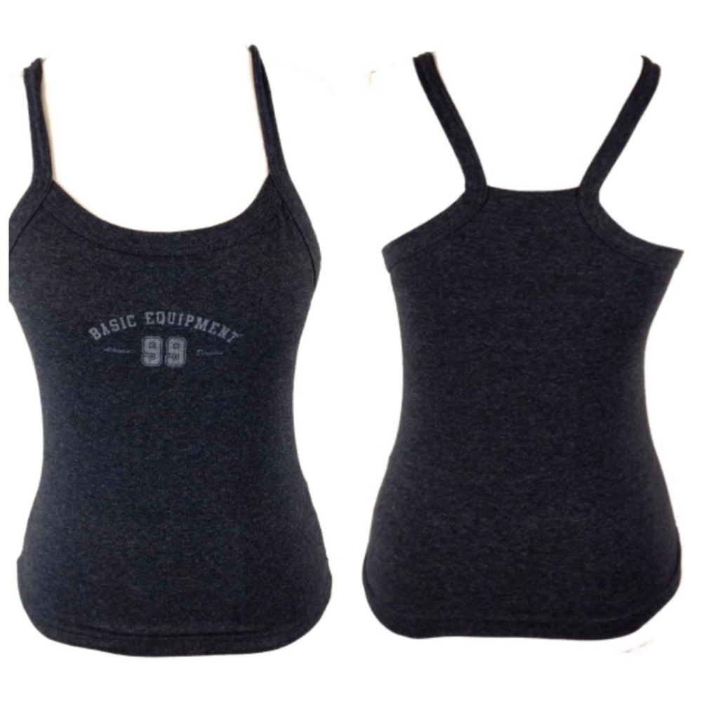 Basic Equipment Workout Top Dark Gray Large
